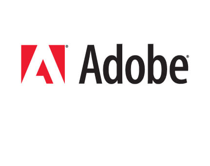 Logo for Adobe.