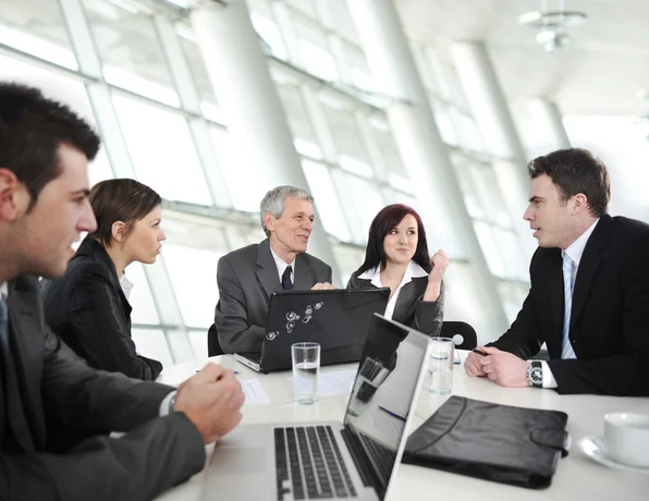 Business people having a business meeting.